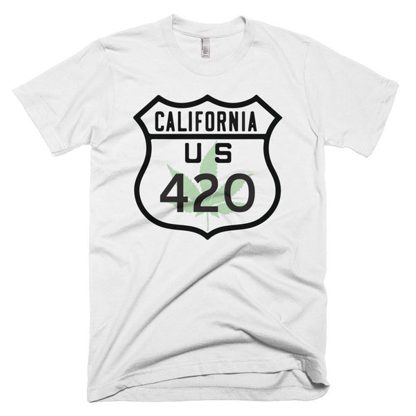 California Route 420 Short sleeve men's t-shirt - Deadbeat Duds